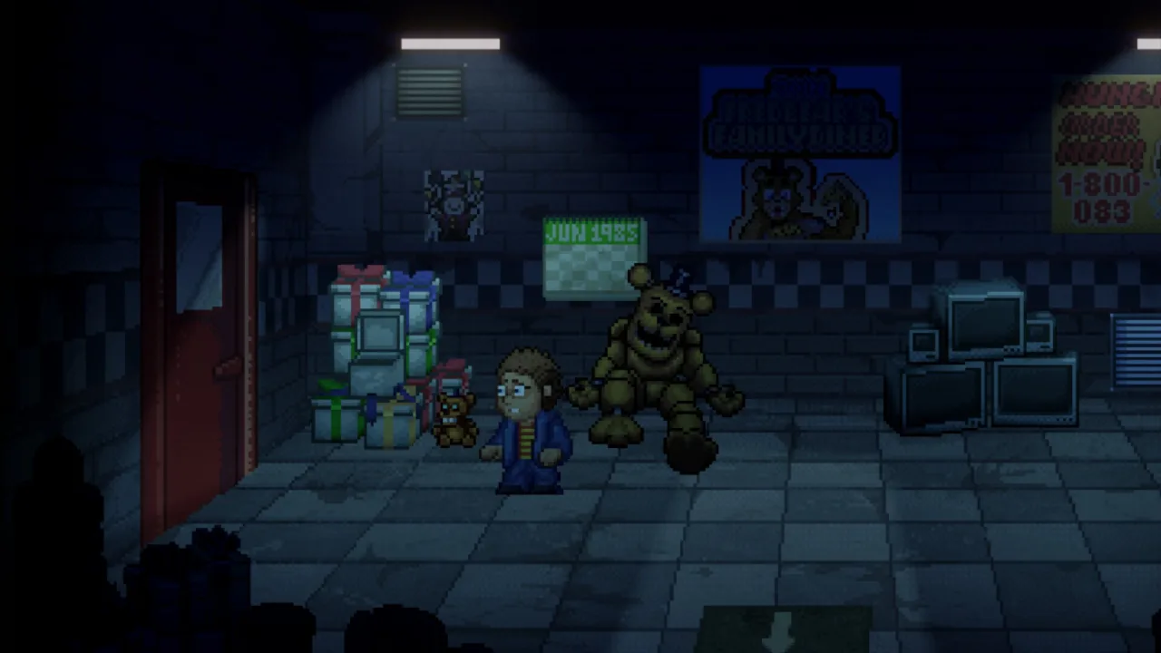 Cena do jogo Five Nights at Freddy’s: Into the Pit