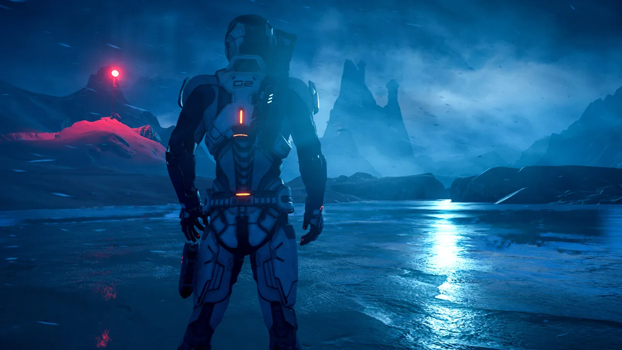 Cena do jogo Mass Effect