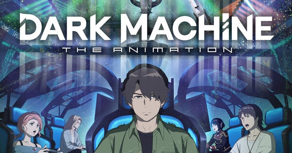 Personagem principal de Dark Machine em pose heroica, ao fundo o logo da série e o título “Galaxy Mode” brilhando