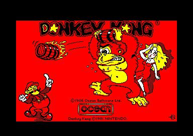 Cena do jogo Donkey Kong