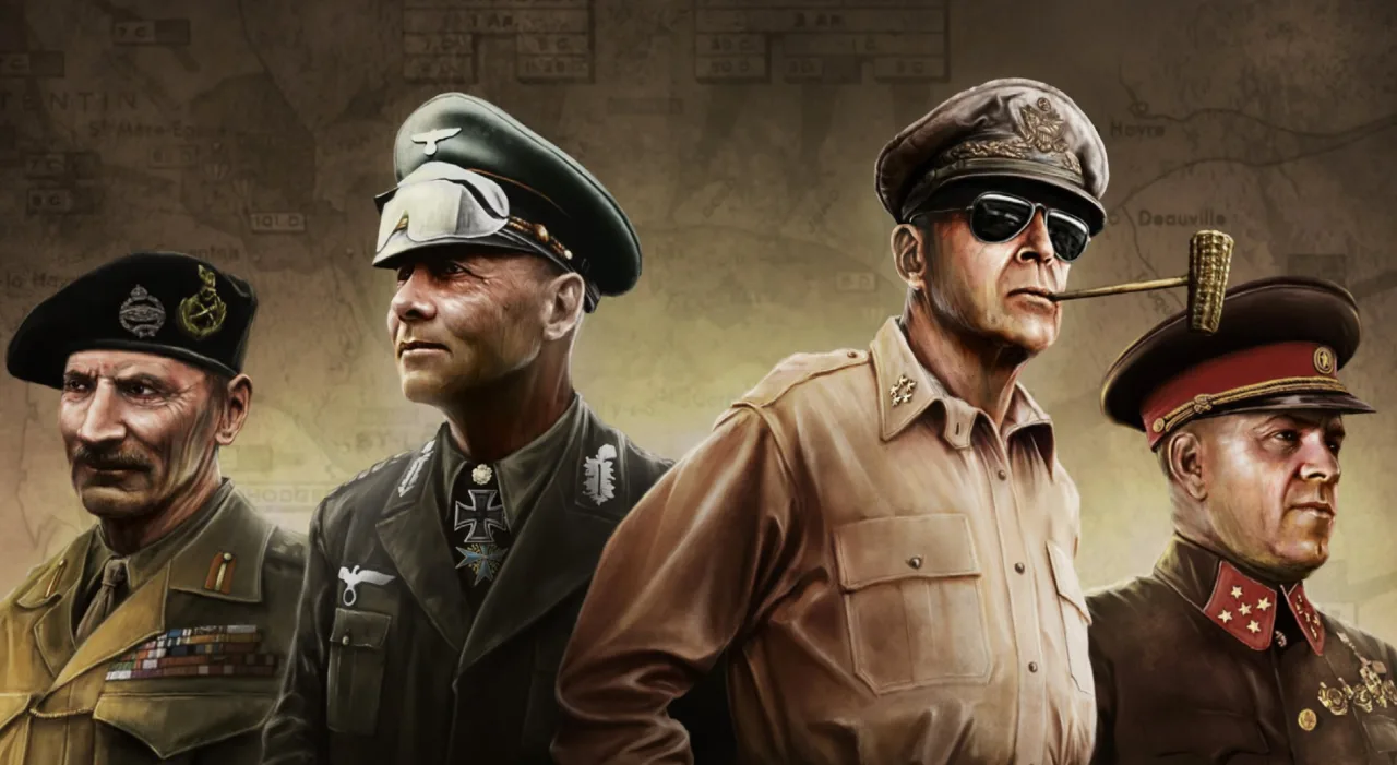 Cena do jogo Hearts of Iron IV