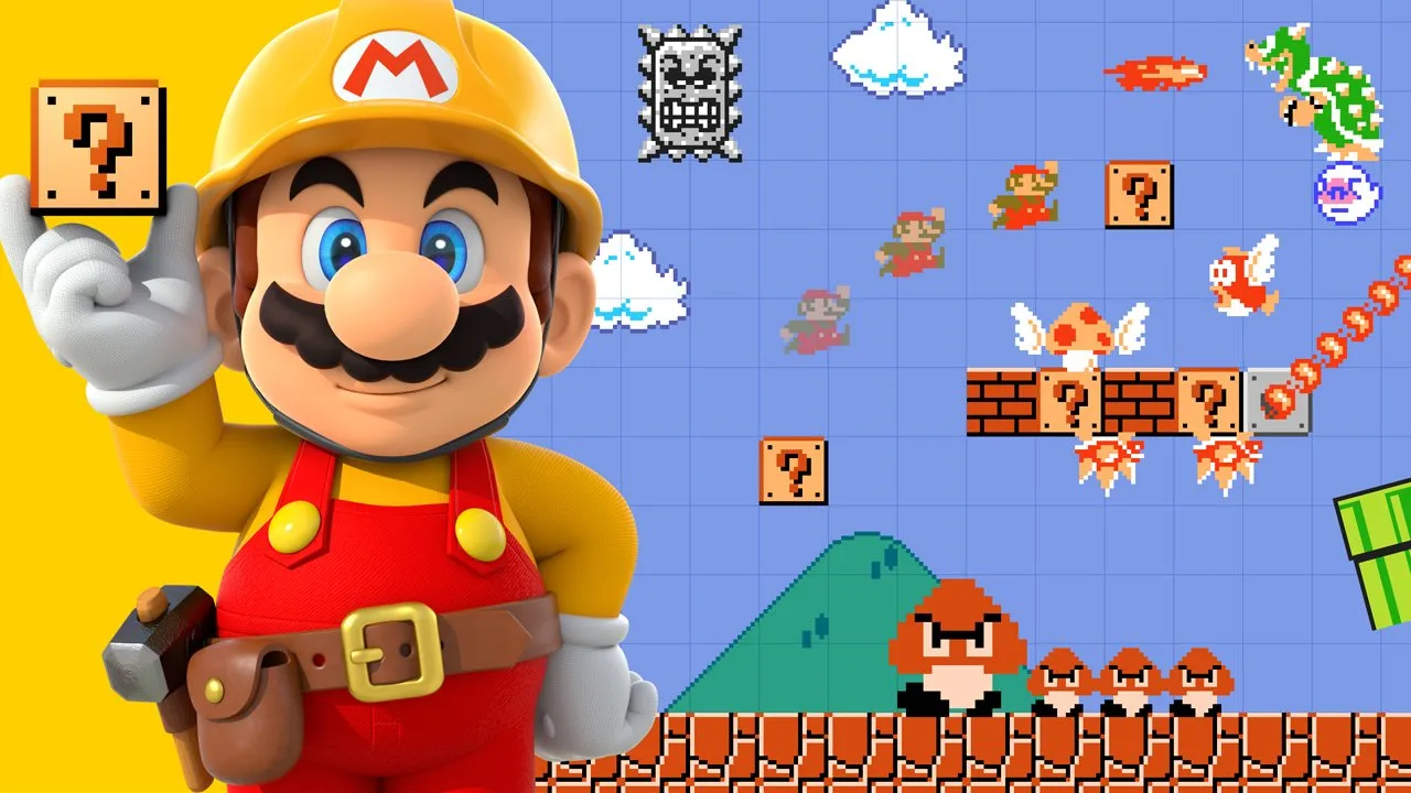 Cena do jogo Super Mario Maker