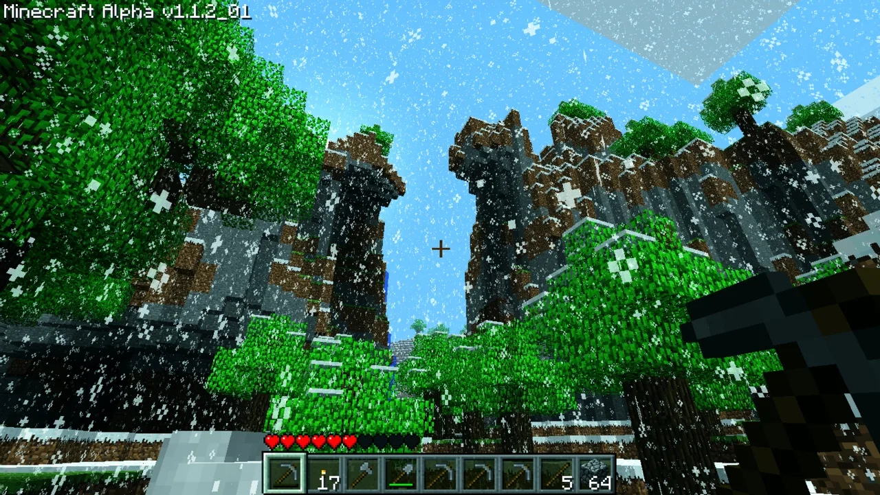 Cena do jogo Minecraft