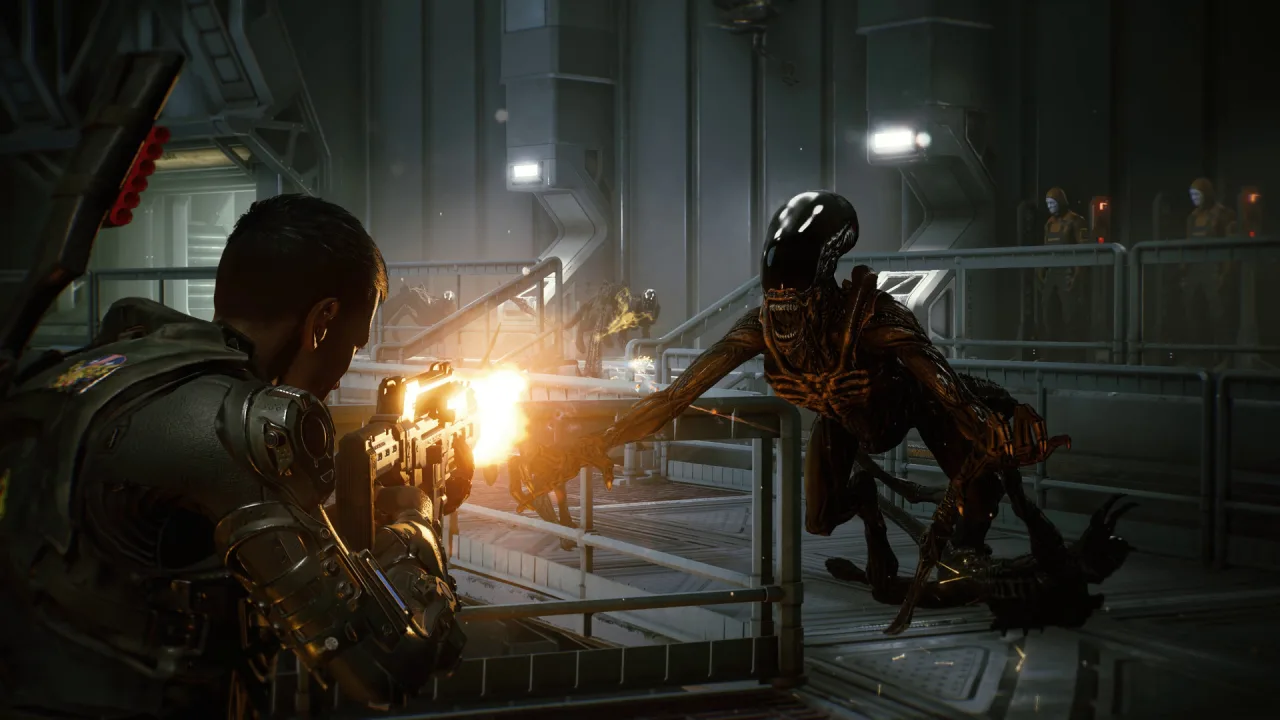 Cena do jogo Aliens: Fireteam Elite 2