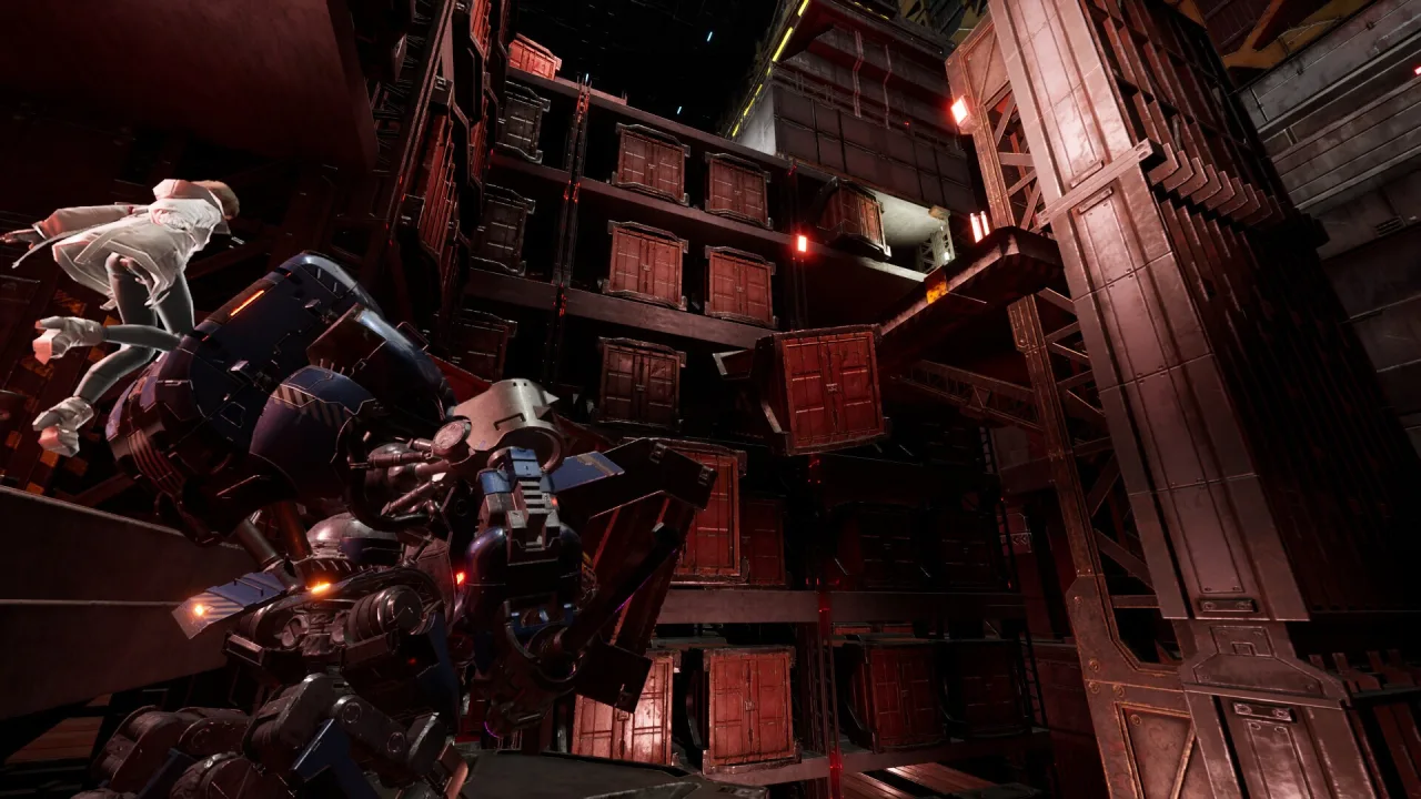 Cena do jogo Synduality: Echo of Ada