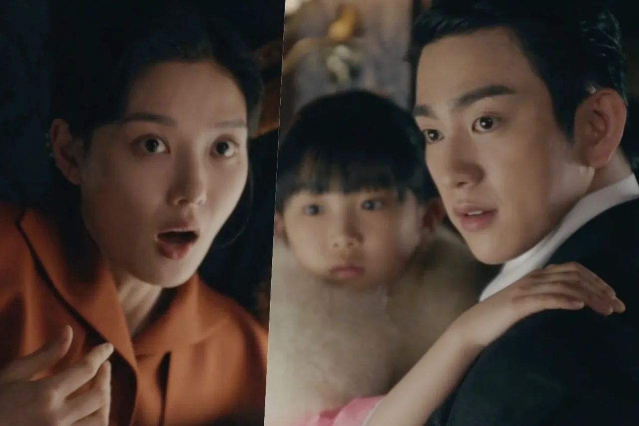 Kim You Jung (Lee Ga Kyeong) surrupia a carteira de Park Jinyoung no meio da aglomeração dentro de um trem