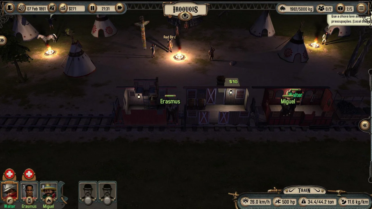 Cena do jogo Bounty Train