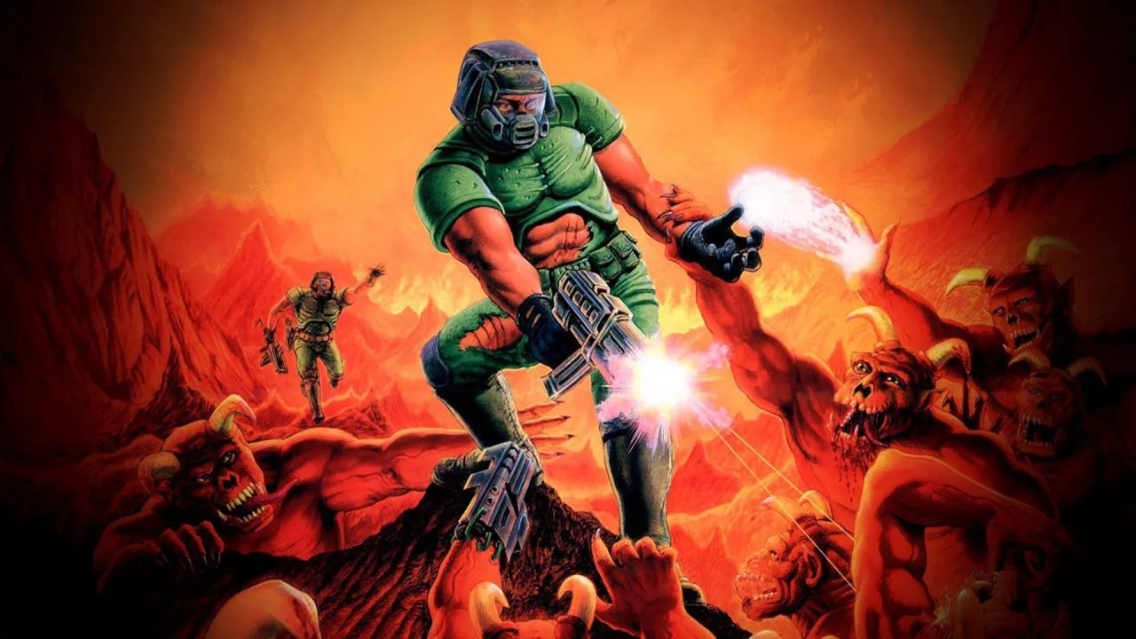 Cena do jogo DOOM