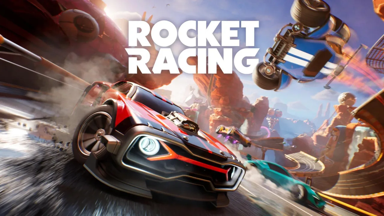 Cena do jogo Rocket Racing