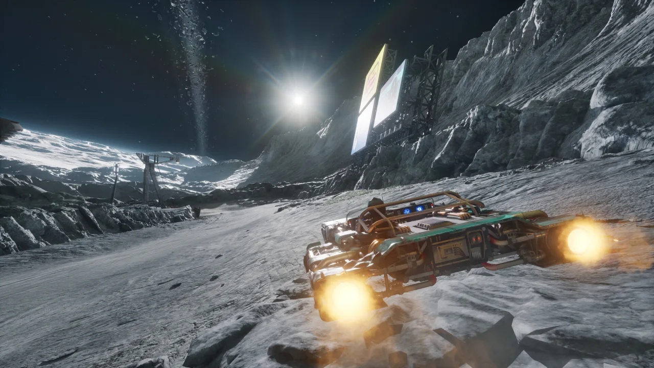 Cena do jogo Star Wars: Galactic Racer