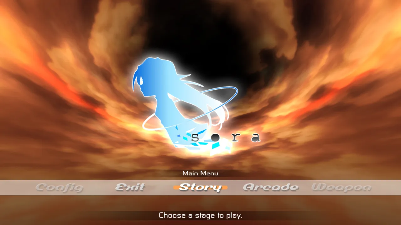 Cena do jogo Sora