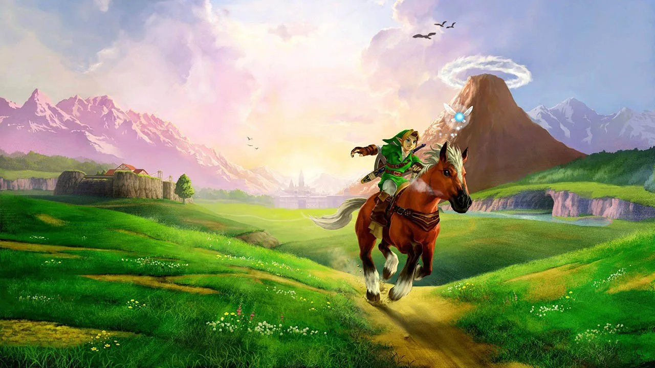 Cena do jogo Zelda: Ocarina of Time