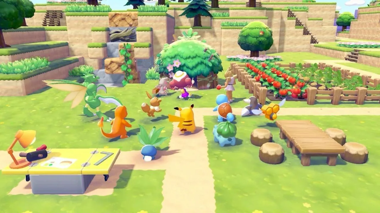 Cena do jogo Pokemon Pokopia