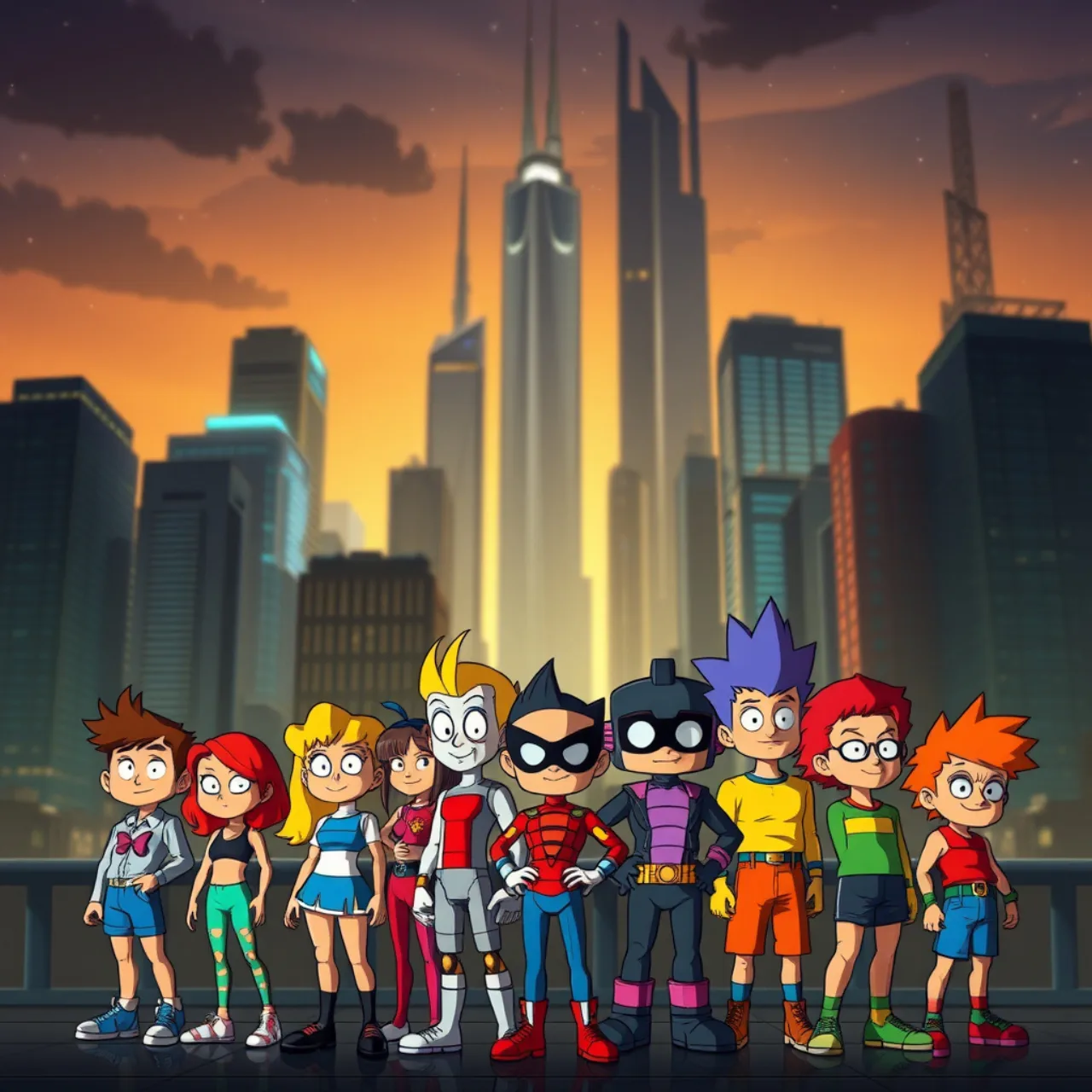 Jovem fazendo flexões ao lado de TV que exibe clássicos da Fox Kids dos anos 90