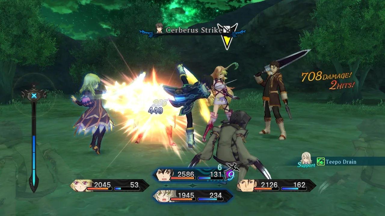 Cena do jogo Tales of Xillia