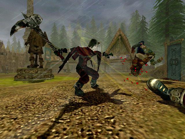 Jovem em roupa esportiva faz alongamento ao lado de console PS5 com capa de Fable na tela