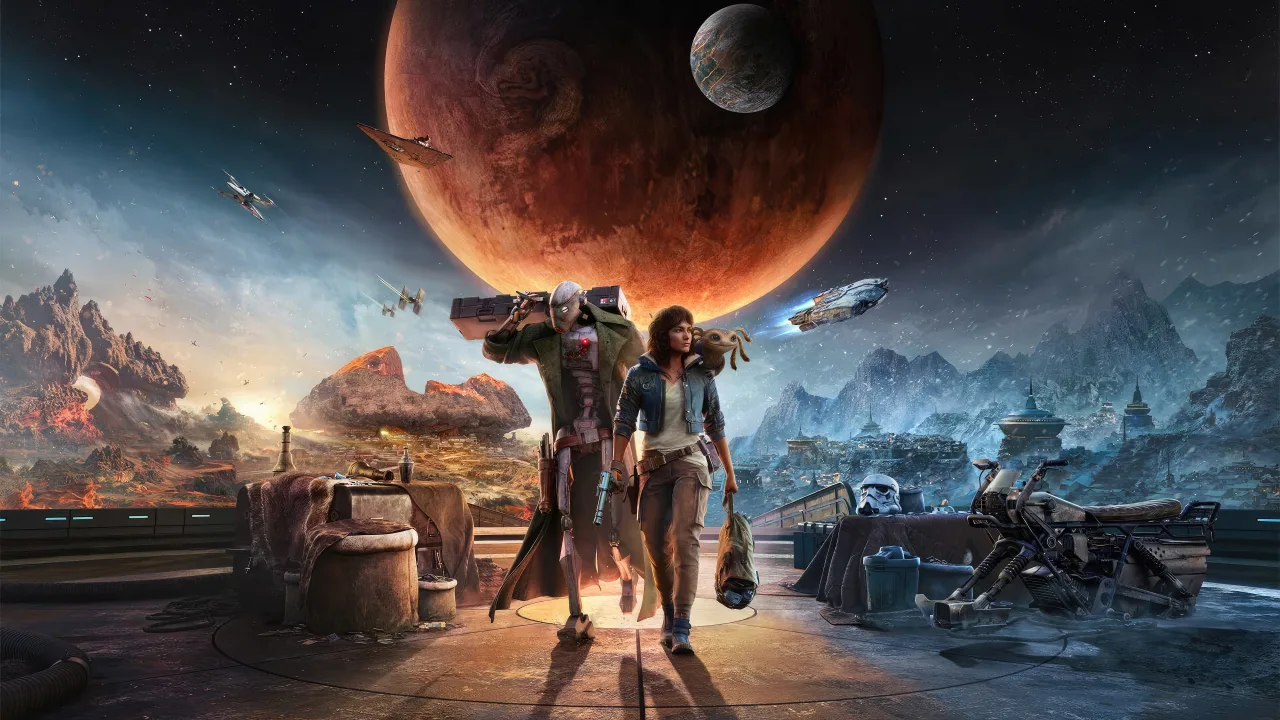 Cena do jogo Star Wars Outlaws