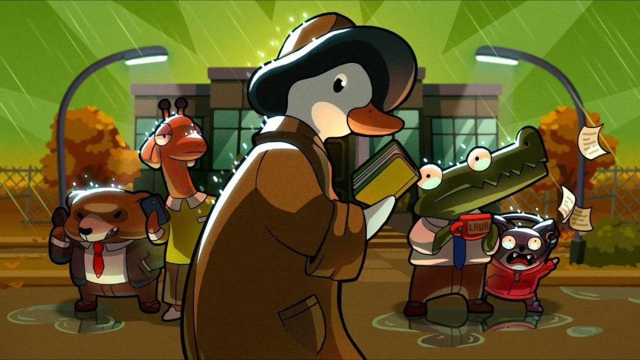 Cena do jogo Duck Detective