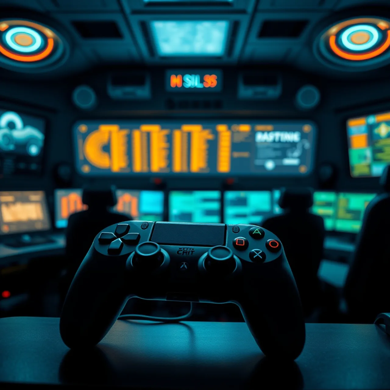 Jovem sentado no sofá, segurando controle Xbox, com fone e garrafa de água ao lado, tela do jogo ao fundo