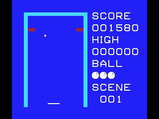 Cena do jogo Breakout