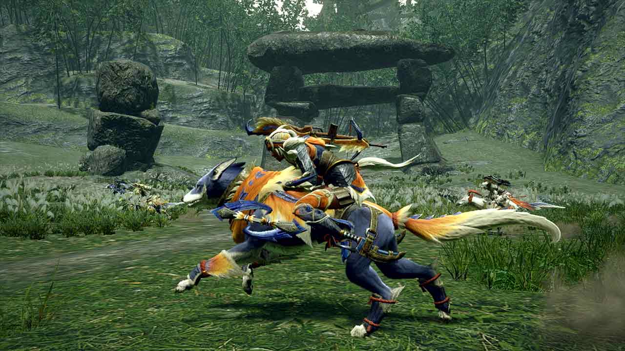 Cena do jogo Monster Hunter Wilds