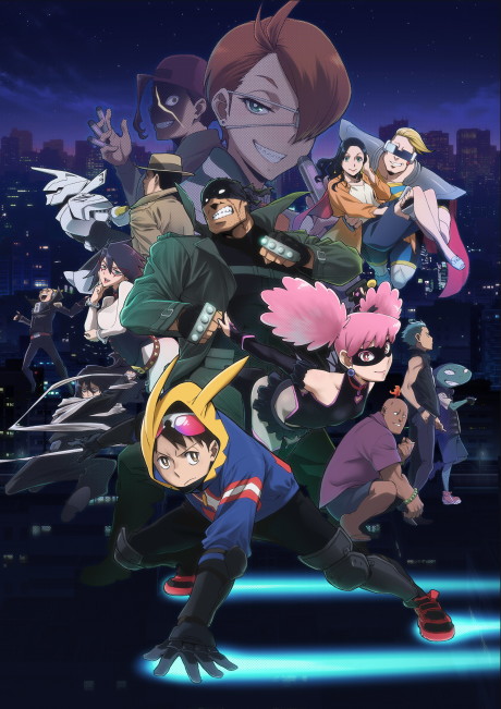 Cena do anime My Hero Academia: Vigilantes