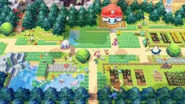 Jovem em roupa de academia segurando um Switch 2, ao lado de halteres, garrafa de água com Poké Ball e caixa do Expansion Pass