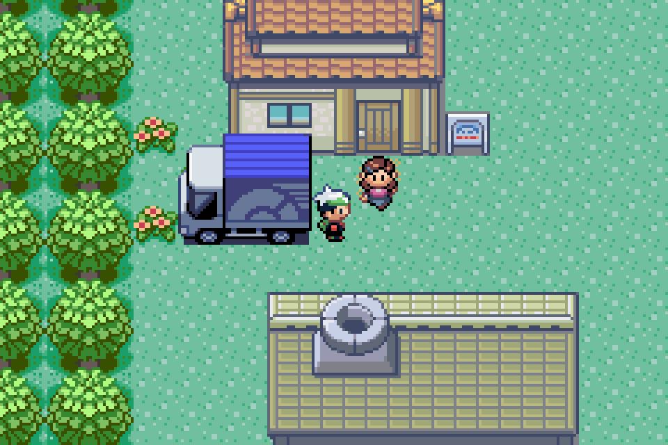 Cena do jogo Pokemon Ruby