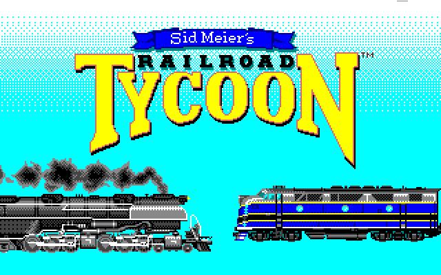 Cena do jogo Railroad Tycoon