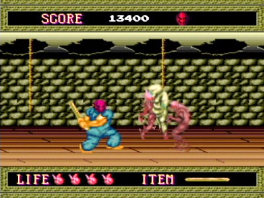 Cena do jogo Splatterhouse