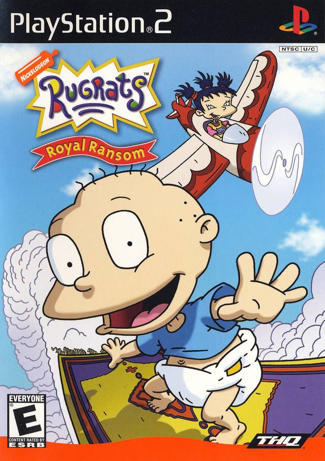 Pessoa joga Rugrats no Switch em um tapete de yoga, ao lado de uma garrafa de água e uma tigela de frutas cítricas