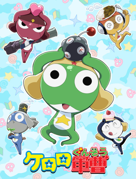 Jovem em roupa esportiva segura controle de videogame e bebe água ao lado de pôster de Keroro