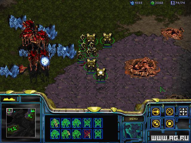 Cena do jogo StarCraft