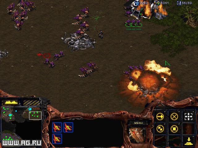 Cena do jogo StarCraft