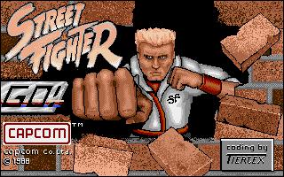 Cena do jogo Street Fighter