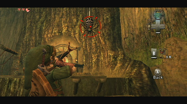 Cena do jogo The Legend of Zelda