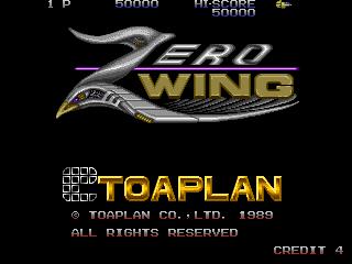 Cena do jogo Zero Wing
