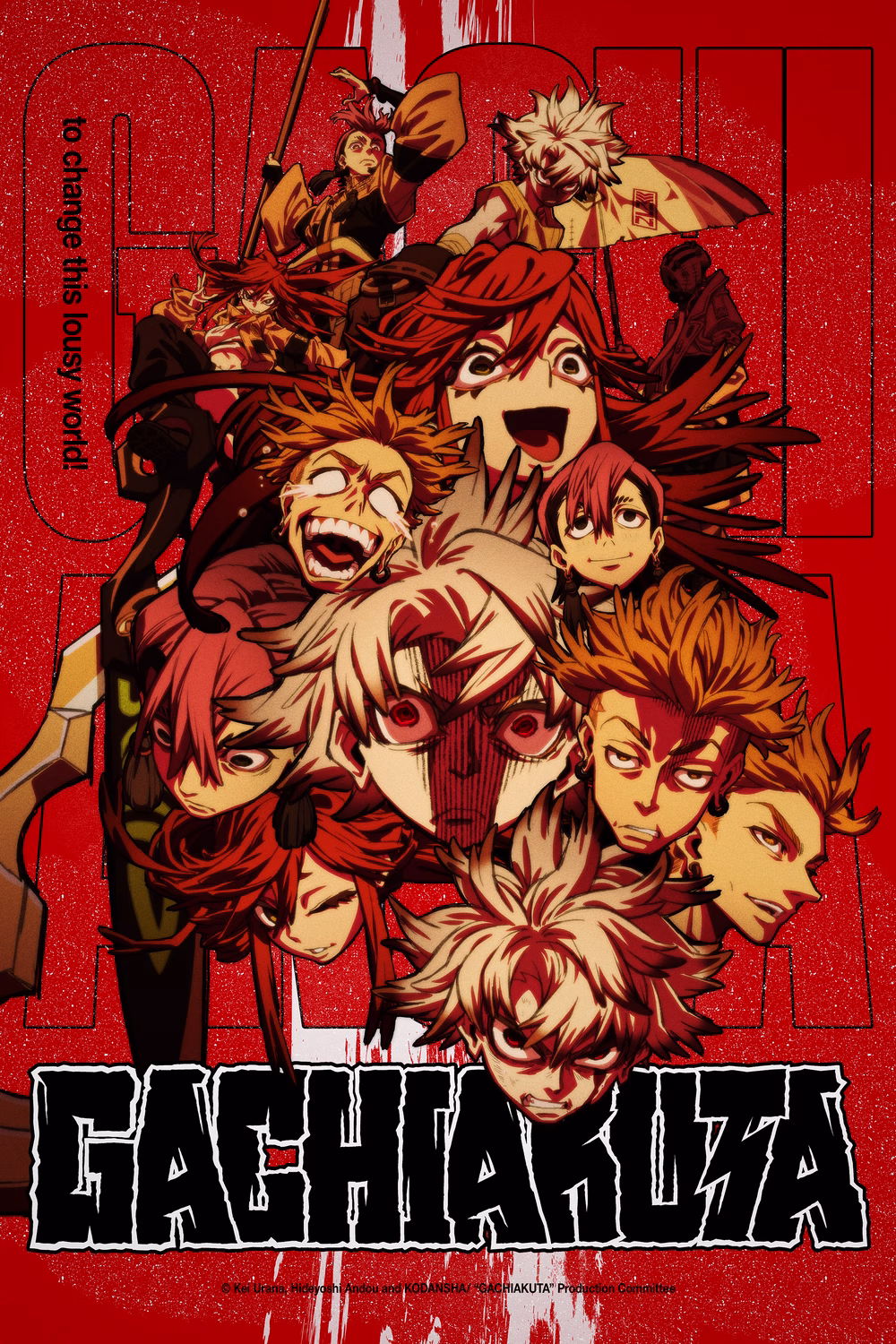 Visual principal do anime Gachiakuta
