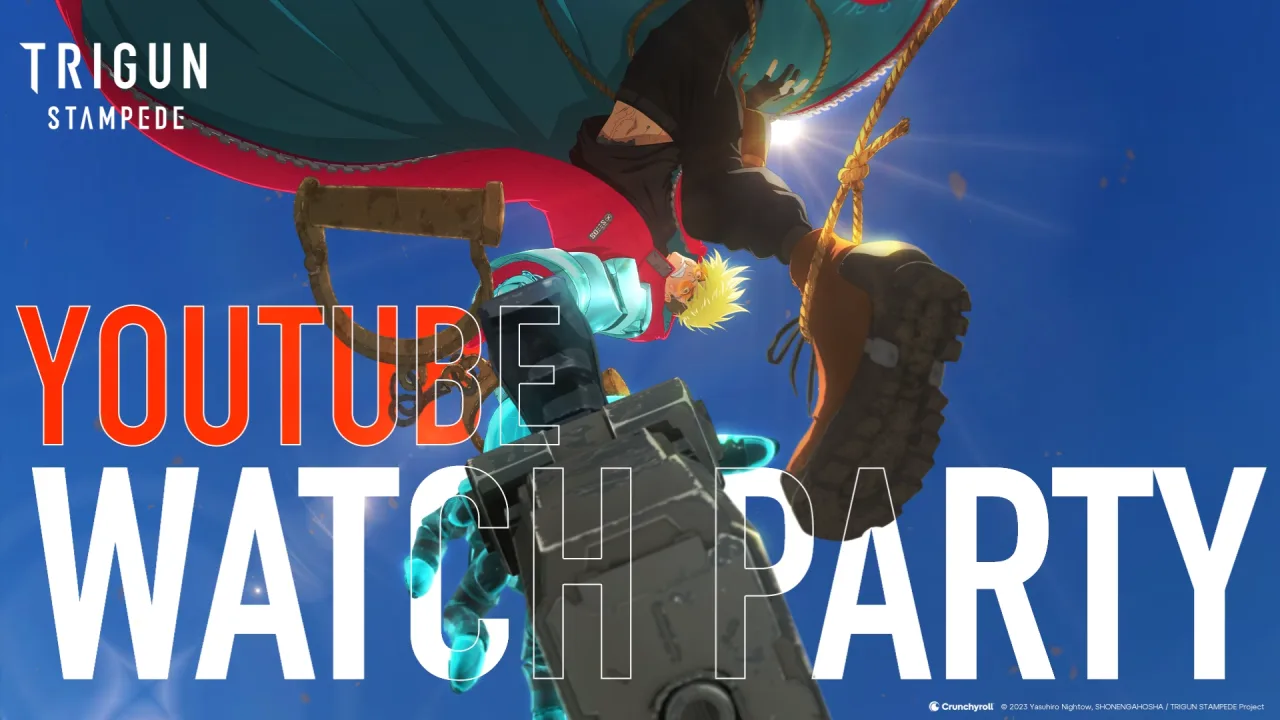 A Festa para Assistir TRIGUN STAMPEDE da Crunchyroll Começa Hoje Antes da Estreia de STARGAZE