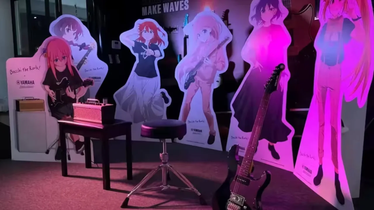 A Collab entre Bocchi the Rock e Yamaha Está Chegando à América Latina