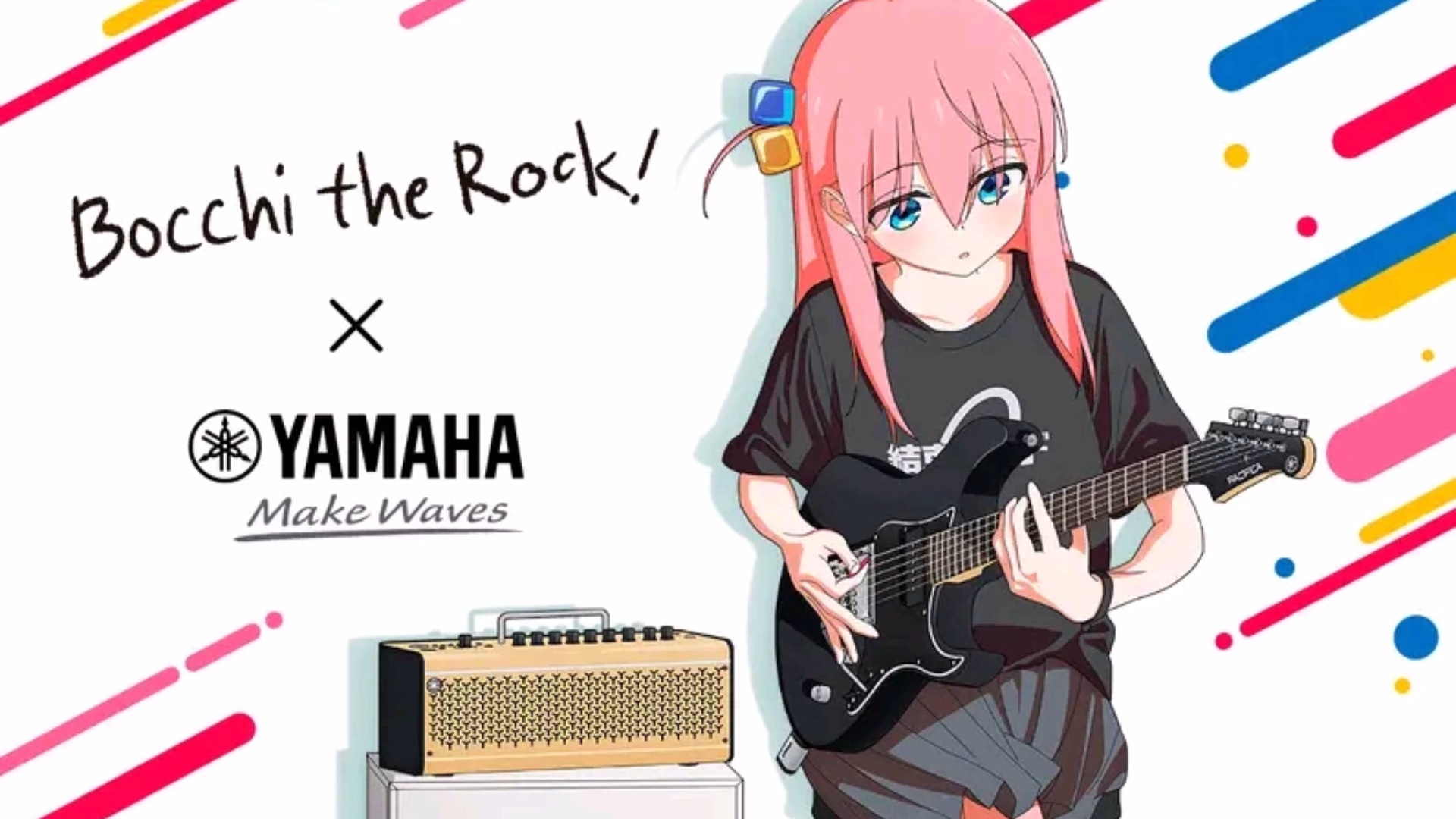 Tem uma Collab de Bocchi the Rock x Yamaha na Cidade do México