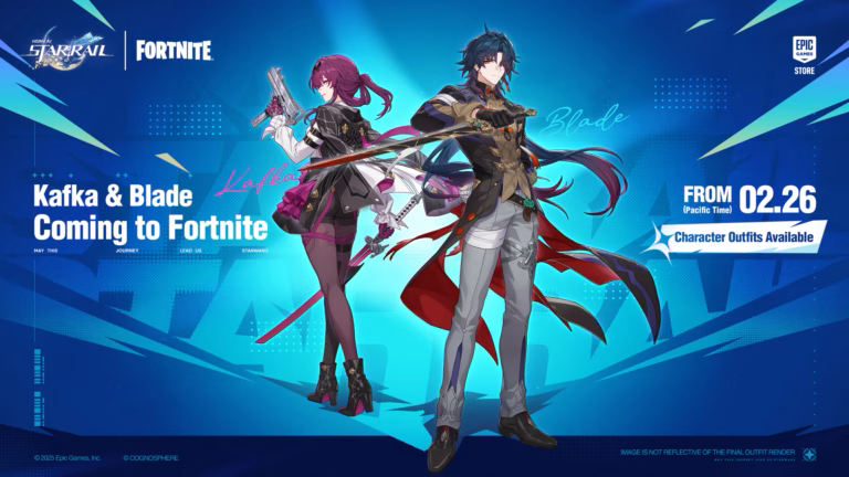 Imagem Destacada: Honkai: Star Rail Traz Kafka e Blade para Fortnite em Novo Evento Crossover Imagem Destacada: Honkai: Star Rail Traz Kafka e Blade para Fortnite em Novo Evento Crossover
