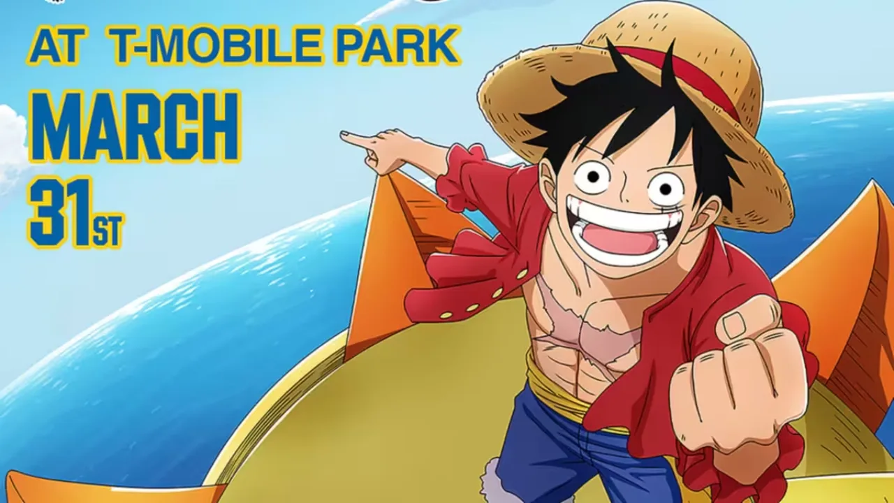 Toei Animation e ONE PIECE retornam a Seattle para a Noite do Mariners no T-Mobile Park em 31 de março