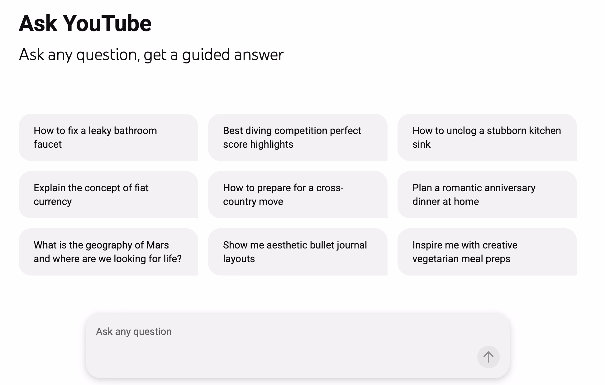 YouTube testa chatbot com IA para revolucionar a forma como você pesquisa vídeos